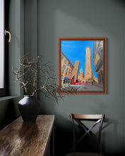 Load image into Gallery viewer, Le Due Torri in Bologna – Original Oil Painting