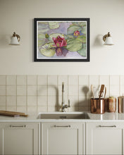 Load image into Gallery viewer, Lily Pad Study — Watercolour on Paper