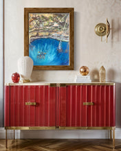 Load image into Gallery viewer, Lourdes and Family in a Mexican Cenote Pastel Painting