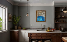 Load image into Gallery viewer, Lourdes and Family in a Mexican Cenote Pastel Painting