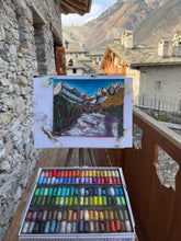 Load image into Gallery viewer, Lungo La Dora Pastels Painting
