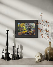 Load image into Gallery viewer, Manor House Gardens #2 in Autumn Soft Pastels Plein Air Painting