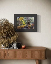 Load image into Gallery viewer, Manor House Gardens #2 in Autumn Soft Pastels Plein Air Painting