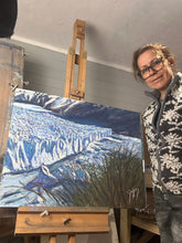 Load image into Gallery viewer, Perito Moreno Glacier Pastel Painting