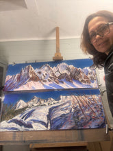 Load image into Gallery viewer, View from Grimondet Soft Pastels Thin Landscape Painting