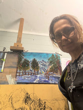 Load image into Gallery viewer, On the Way to Belle Crète Pastels Painting