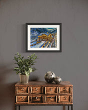 Load image into Gallery viewer, Les Montagnards Pastel Painting