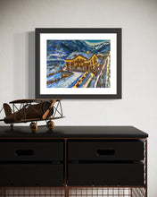 Load image into Gallery viewer, Les Montagnards Pastel Painting