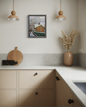 Load image into Gallery viewer, Hotel Les Montagnards, Morgex After Snowfall – Alpine Winter Painting
