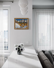 Load image into Gallery viewer, The view from the path between Challancin and Morge Pastel Painting