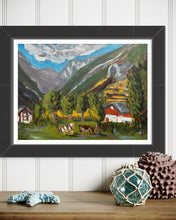 Load image into Gallery viewer, Plein Air Oils Paintings of a Field in Morgex