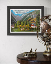 Load image into Gallery viewer, Plein Air Oils Paintings of a Field in Morgex