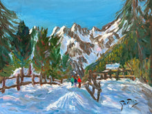 Load image into Gallery viewer, On the Way to Belle Crète Oil Painting