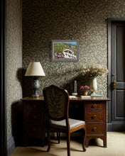 Load image into Gallery viewer, Bridge and beach on Sentiero 8 Pastels Painting