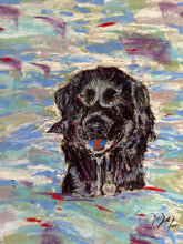 Load image into Gallery viewer, Ozzy in the Dora Baltea Pastel Painting