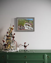 Load image into Gallery viewer, Bridge and beach on Sentiero 8 Pastels Painting