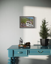 Load image into Gallery viewer, Bridge and beach on Sentiero 8 Pastels Painting