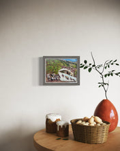 Load image into Gallery viewer, Bridge and beach on Sentiero 8 Pastels Painting