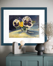 Load image into Gallery viewer, Pansies – Acrylic Study