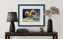 Load image into Gallery viewer, Pansies – Acrylic Study