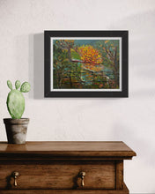 Load image into Gallery viewer, Autumn in Manor House Gardens Plein Air Oil Painting