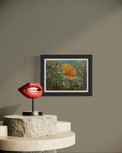 Load image into Gallery viewer, Autumn in Manor House Gardens Plein Air Oil Painting