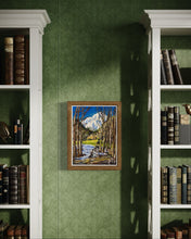 Load image into Gallery viewer, Monte Bianco seen from Pautex Pastel Painting