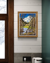 Load image into Gallery viewer, Monte Bianco seen from Pautex Pastel Painting