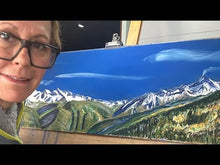 Load and play video in Gallery viewer, The View from Tête d'Arpy Soft Pastels Painting
