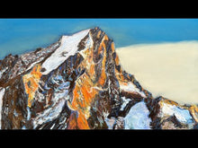 Load and play video in Gallery viewer, Grandes Jorasses Soft Pastel Painting
