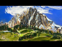 Load and play video in Gallery viewer, Monte Bianco viewed from Chiecco Ristorante