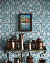 Load image into Gallery viewer, Tree reflection in Manor House Gardens Plein Air Soft Pastels Painting