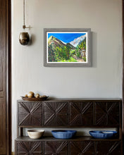 Load image into Gallery viewer, Mont Crammont and Monte Bianco in Sentiero 8 Pastels Painting