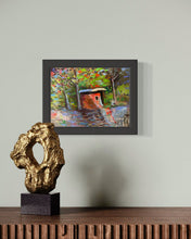 Load image into Gallery viewer, Shed in the Forest Pastels Painting