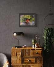 Load image into Gallery viewer, Shed in the Forest Pastels Painting