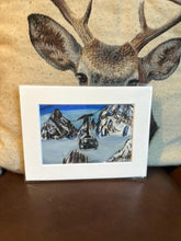 Load image into Gallery viewer, Limited Edition Giclée Prints of Skyway Monte Bianco Rotair Cablecar in Different Sizes