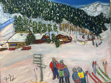 Load image into Gallery viewer, Getting Ready to go skiing in Pila