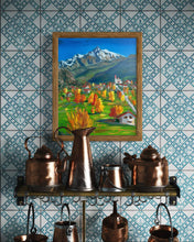 Load image into Gallery viewer, The View from Tsantamerla towards La Salle Oil Painting