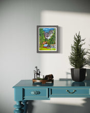Load image into Gallery viewer, Val Ferret in Summer Pastels Painting