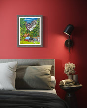 Load image into Gallery viewer, Val Ferret in Summer Pastels Painting