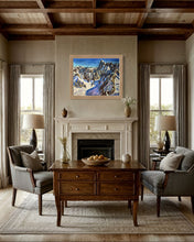 Load image into Gallery viewer, The View from the Aiguille du Midi towards the Grandes Jorasses II Soft Pastels Painting