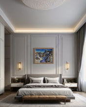 Load image into Gallery viewer, The View from the Aiguille du Midi towards the Grandes Jorasses II Soft Pastels Painting