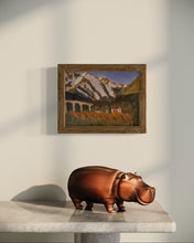 Load image into Gallery viewer, Vineyards with Monte Crammont and Monte Bianco Plein Air Painting in Oils