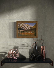 Load image into Gallery viewer, Vineyards with Monte Crammont and Monte Bianco Plein Air Painting in Oils