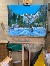 Load image into Gallery viewer, On the Way to Belle Crète Oil Painting