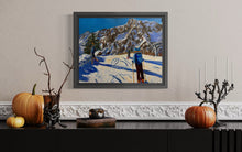 Load image into Gallery viewer, Skiing Down from Zerotta, Courmayeur – Monte Bianco Views