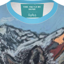 Load image into Gallery viewer, Wolf in Skis in Entrèves Courmayeur Mont Blanc boys' premium t-shirt