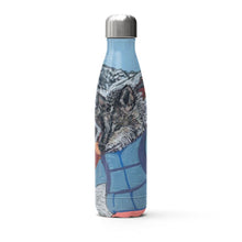 Load image into Gallery viewer, Wolf in Skis in Courmayeur Stainless Steel Thermal Water