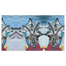 Load image into Gallery viewer, Mountain Goat on skis in Zermatt with Matterhorn boys-t-shirt