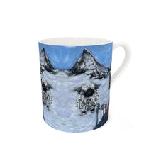 Load image into Gallery viewer, Black Head Sheep with Matterhorn on the background at the Gornergrat railway